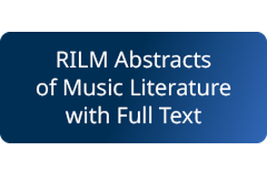 RILM Abstracts of Music Literature with Full Text - logo