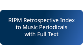 RIPM Retrospective Index to Music Periodicals with Full Text - logo